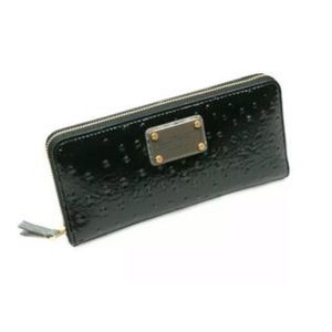 Marc by Marc Jacobs croc zip around wallet